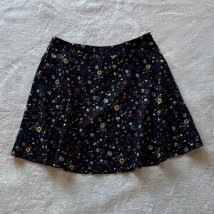 Elegant Floral Skater Skirt